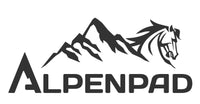 AlpenPad Design Line mit bedrucktem Leder schwarz/weiß - Horse_Art_Bodensee