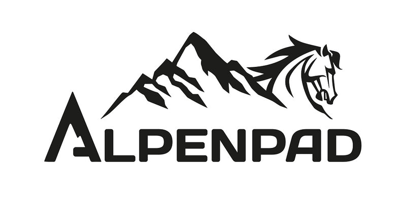 AlpenPad Wollfilz Westernpad Schwarz mit Neopren Unterseite - Horse_Art_Bodensee
