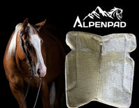 AlpenPad Comfort Line – Performance Filzpad mit Fellunterseite – Pink - Horse_Art_Bodensee